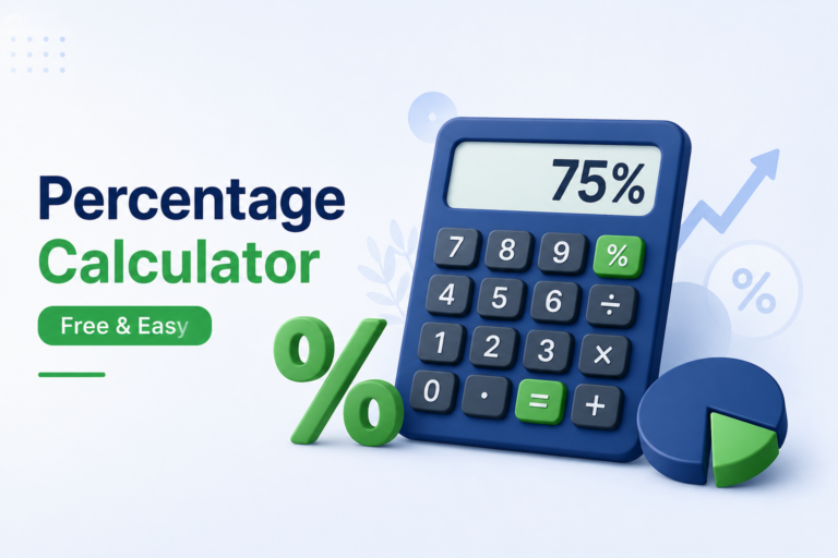 Free Percentage Calculator — Calculate Percentages Instantly