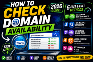 How to Check Domain Availability 5 Fast & Free Methods (2026 Guide)