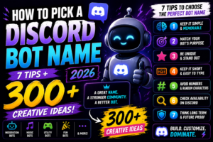 How to Pick a Discord Bot Name 7 Tips + 300 Creative Ideas (2026)