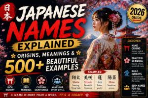 Japanese Names Explained Origins, Meanings & 500+ Beautiful Examples (2026)